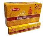 Tridev Sandalwood Incense Sticks Hand Rolled Premium Scent Masala Agarba... - £16.98 GBP
