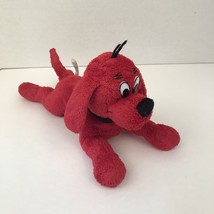 Clifford The Big Red Dog Plush Stuffed Animal Scholastic Vintage 10” Collar Cute - £7.22 GBP