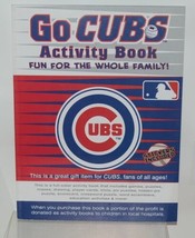 National Design MLB Go Cubs Activity Book Paperback 48 Pages image 1