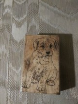 Stamp Cabana Puppy Labrador Retriever Lab Rubber Stamp Wood Mounted... - £13.44 GBP