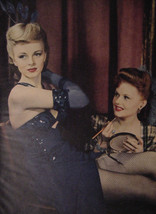 1944 Esquire Art WWII Era Dee Turnell Lynette Browne June Haver Lillian Porter - £3.82 GBP
