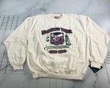 Vintage Edgewood Tahoe Sweatshirt Mens Large White Crew Neck Golf Graphi... - $68.43