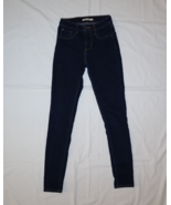 Levi&#39;s 721 High Rise Skinny Jeans Women&#39;s Size 24 Blue Denim Stretch Wat... - $281.93 MXN