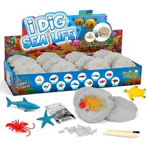 Toys Sea Animals Dig Excavation Kit For Kids Ocean Life Bath Toys Figures Party  - £30.37 GBP