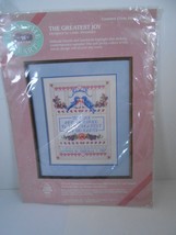 Dimensions From The Heart Cross Stitch Kit The Greatest Joy 53502 NEW, V... - $8.60