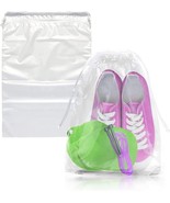 Clear Drawstring Bags 12&quot; x 18&quot; - 1000 Travel Shoe Bags for Packing, Shi... - £158.23 GBP