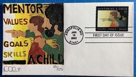 Collection of Four Dave Curtis Cacheted FDCs US Scott #3556 #3652 #3869 #3762 - £7.58 GBP