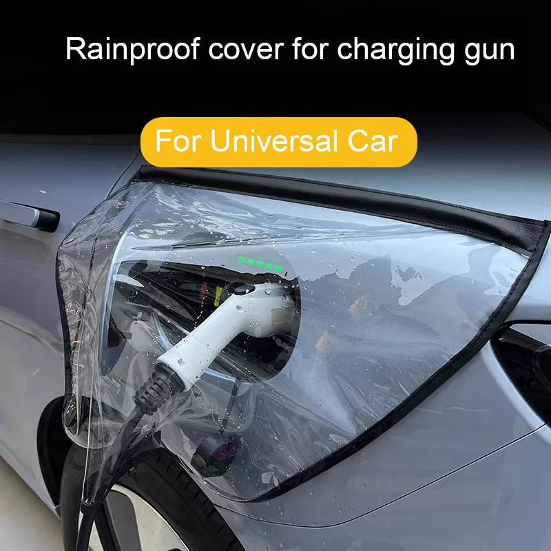 Car New Energy Charging Port Rain Cover Rainproof Dustproof EV Charger Guns - £18.75 GBP