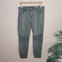 Pistola | Olive Green Moto Skinny Jeans, Womens Size 32 - $48.37