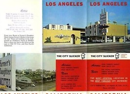 Farmers Daughter Motel &amp; City Slicker Cocktail Lounge Brochure Los Angeles 1960s - £31.13 GBP