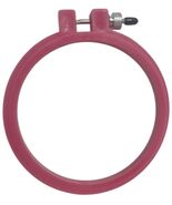 Susan Bates Pink Hoop-La Embroidery Hoop 4 Inch - $145.30 MXN
