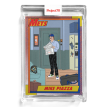 2021 Topps Project 70 1990 #197 Mike Piazza Oldmanalan Ny Mets! Jerry Seinfeld - $64.34