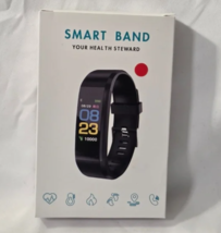 Red Wristband Smart Watch 115 Plus-Waterproof Fitness &amp; Health Tracker - $14.99