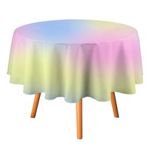 Colorful Tablecloth Round Kitchen Dining for Table Cover Decor Home - £12.78 GBP+