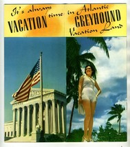 1938 Greyhound Bus Lines Vacation Time in Atlantic Vacation Land Brochure  - £27.22 GBP