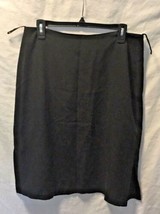 Tommy Bahamas Womens Sz 12 R Black 100% Silk Skirt Lined Sz 12RN 86549 W... - £11.68 GBP