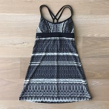 Athleta Printed Coastline Swim Dress Black White XS - $34.99