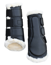 Gatsby Synthetic Horse Boots with Plush Faux Sheepskin Lining - £48.08 GBP+