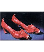 THE WIZARD OF OZ MAGNET 2x3 IN THE RUBY SLIPPERS DOROTHY USED IN THE MOVIE  - $9.99