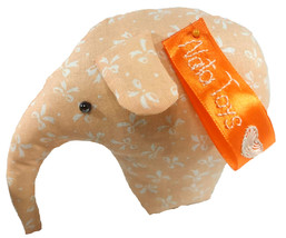 Handmade &quot;Elephant&quot; toy in peach cotton - $42.57 CAD