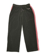 Reebok Women Size XL (Measure 30x29) Gray Pull On Sweatpants Pink Piping - £8.60 GBP