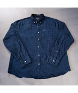Hollister Stretch Button Down Collar Shirt Size XL Slim Fit Long Sleeve ... - $363.73 MXN