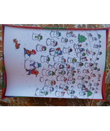 NOS JOLLY JINGLES FIELD OF SNOWMEN BOXED CHRISTMAS CARDS 20/21 envelopes - €6,96 EUR