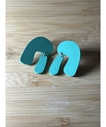 Plunder Design - Tress Green Wood Fun Shapes Dangle Earrings - Free Ship... - $27.43 CAD