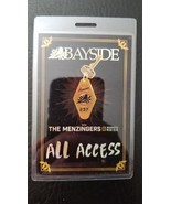 BAYSIDE / THE MENZINGERS  - ORIGINAL 2016 TOUR LAMINATE BACKSTAGE PASS - £59.01 GBP