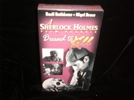 VHS Dressed to Kill 1946 Basil Rathbone, Nigel Bruce Sherlock Holmes SEALED - £5.49 GBP
