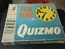 Vintage Milton Bradley Tell-Time QUIZMO Educational for Grades 1 to 4 - $27.73