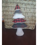 Room &amp; Retreat 12&quot; Plaid Christmas Tree Decor - $15.72