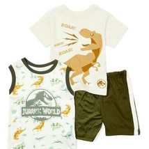 Jurassic World Short Set 3 pieces Size 4T - £20.46 GBP