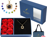 Mother&#39;s Day Gifts for Mom Her Wife, Preserved Rose with Necklace Changi... - £19.55 GBP