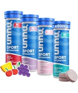 Nuun Sport Electrolyte Tablets For Proactive Hydration, Mixed, 40 Servings - £30.05 GBP