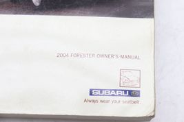 2004 SUBARU FORESTER XT OWNERS MANUAL E1749 image 8