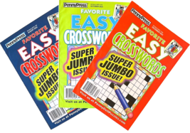 NEW Lot of 3 Penny Press Dell GOOD TIME Easy Crosswords Super Jumbo Issue - $296.26 MXN