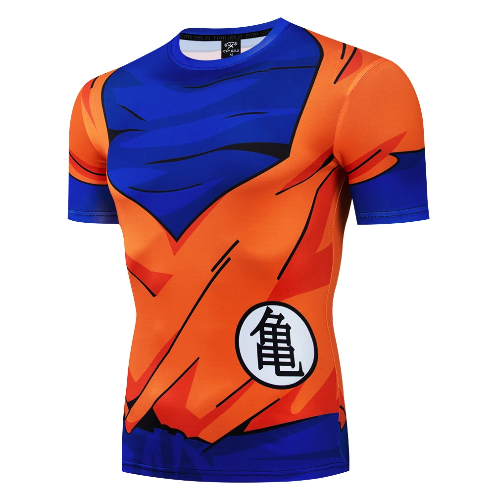 Sporting Z Goku Men T-shirt 3D Anime Cartoon Printed Tshirt Goku Image Men&#39;s Sho - £23.51 GBP