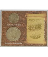Dwight D. Eisenhower 1978/Susan B Anthony 1979 - 2  US Dollar Coin Set - $12.95