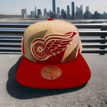 Detroit Red Wings SnapBack Cap Mitchell &amp; Ness Adjustable Fits All - £19.19 GBP