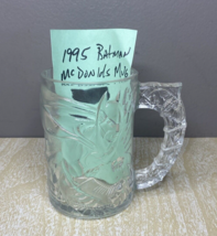Vintage 1995 Batman Forever McDonalds Promotional 3D Glass Mug DC Comics... - $9.50