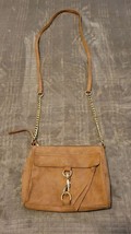 Women Crossbody Purse in  Light Brown with Gold Accent Detail - £4.43 GBP