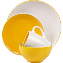  Yellow Mil Dinnerware 16 Piece Set  Service for 4 - $179.99