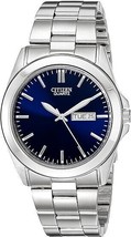 Citizen Men&#39;s Classic Quartz Watch, Stainless Steel - £89.43 GBP