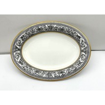 Wedgewood Florentine Black Dragon Gold Trim 10 Oval Vegetable Bowl Bone ... - £51.49 GBP