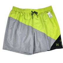 Nike Swim Mens 2XL Green Gray Volley 7&quot; Trunks NESSC469-001 New - £21.43 GBP