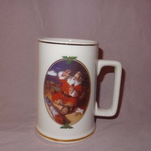 Coca Cola Santa Claus Coffee Mug 12 oz Cup Ceramic 1996 Seasons Greetings - £12.01 GBP