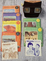 Vintage Sawyers Viewmaster Model E Circa 1955 With 6 Picture Packets And List - £28.52 GBP