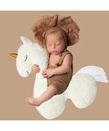 Baby Unicorn Posing Pillow Infant Photography Prop One-Horned Alpaca Pho... - $27.42 CAD