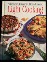 vintage 90&#39;s Cook book hard cover Light Cooking manufactured in USA 384 pages - £6.25 GBP